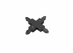 Railverlichting X-connector monofase zwart