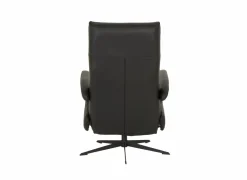 Relaxzetel 8001 elektrisch - leder - zwart