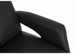 Relaxzetel 8001 elektrisch - leder - zwart