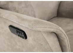 Relaxzetel 8122 elektrisch - stof - klei