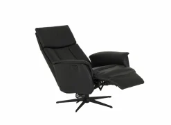 Relaxzetel 8020 leder - zwart met relax