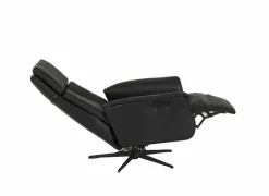 Relaxzetel 8020 leder - zwart met relax