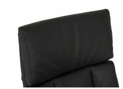 Relaxzetel 8020 leder - zwart met relax