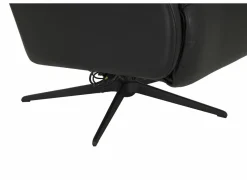 Relaxzetel 8020 leder - zwart met relax