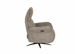 Relaxzetel Cult elektrisch - stof - khaki met stroomkabel en massagefunctie