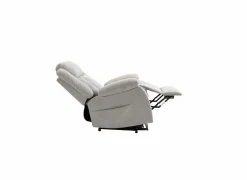 Relaxzetel Eirene elektrisch - stof - zilver