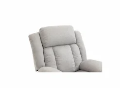 Relaxzetel Eirene elektrisch - stof - zilver