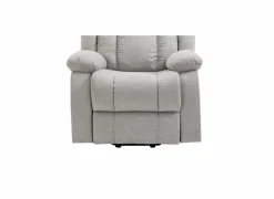 Relaxzetel Eirene elektrisch - stof - zilver