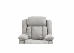 Relaxzetel Eirene elektrisch - stof - zilver