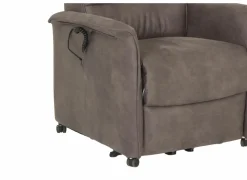 Relaxzetel elektrisch - stof - antraciet