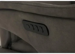 Relaxzetel elektrisch -  stof - antraciet