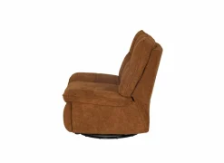 Relaxzetel Ike elektrisch - stof - oranje met schommelfunctie