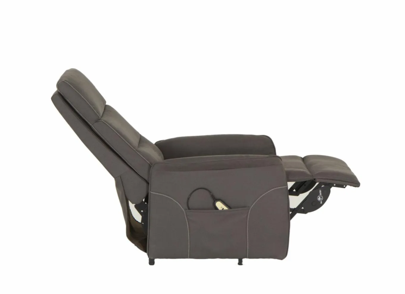 Relaxzetel Penny Lane elektrisch stof - grijs