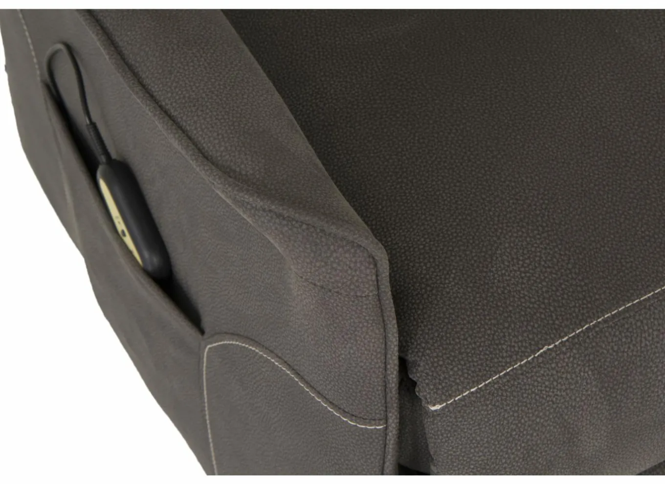 Relaxzetel Penny Lane elektrisch stof - grijs