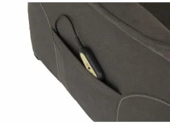 Relaxzetel Penny Lane elektrisch stof - grijs