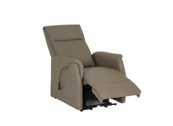 Relaxzetel Pope elektrisch - lederlook - earth