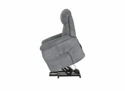 Relaxzetel Porter elektrisch - stof - grijs