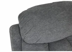 Relaxzetel Porter elektrisch - stof - grijs