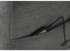 Relaxzetel Porter elektrisch - stof - grijs