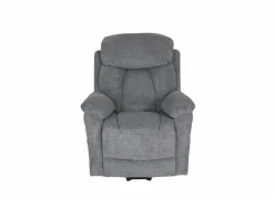 Relaxzetel Porter elektrisch - stof - grijs