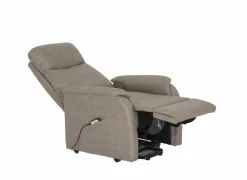 Relaxzetel Power elektrisch - stof - grijs