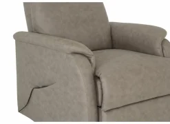 Relaxzetel Power elektrisch - stof - grijs