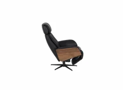 Relaxzetel Relax 7602 leder - zwart