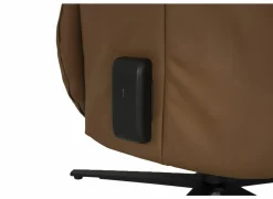 Relaxzetel 7589.51V elektrisch - leder - bruin