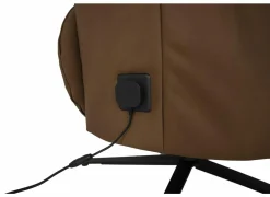 Relaxzetel 7589.51V elektrisch - leder - bruin