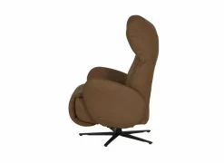 Relaxzetel 7589.51V elektrisch - leder - bruin