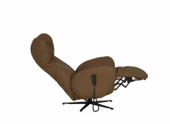 Relaxzetel 7589.51V elektrisch - leder - bruin