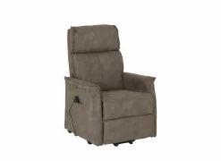 Relaxzetel Veneta elektrisch - stof - bruin