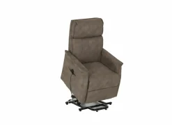 Relaxzetel Veneta elektrisch - stof - bruin