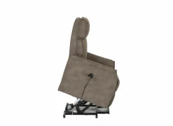 Relaxzetel Veneta elektrisch - stof - bruin