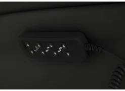 Relaxzetel 7051.57V+Z60 elektrisch - leder - zwart met large zithoogte- en diepte