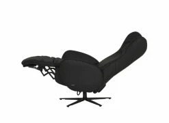 Relaxzetel 7589.22V+Z60 elektrisch - leder - zwart