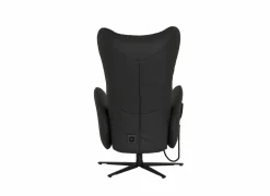 Relaxzetel 7589.22V+Z60 elektrisch - leder - zwart