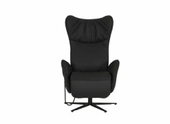 Relaxzetel 7589.22V+Z60 elektrisch - leder - zwart