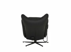 Relaxzetel 7589.22V+Z60 elektrisch - leder - zwart