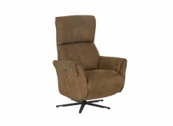 Relaxzetel Yup elektrisch - stof - bruin