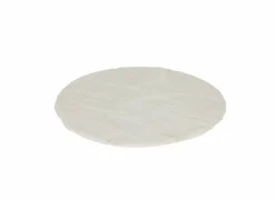 Rond tapijt Serene Ø90cm - nepbont - ivory