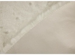 Rond tapijt Serene Ø90cm - nepbont - ivory