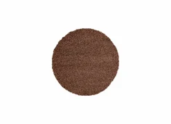 Ragolle Rond tapijt Twister Ø160cm - polypropyleen - bruin & roest