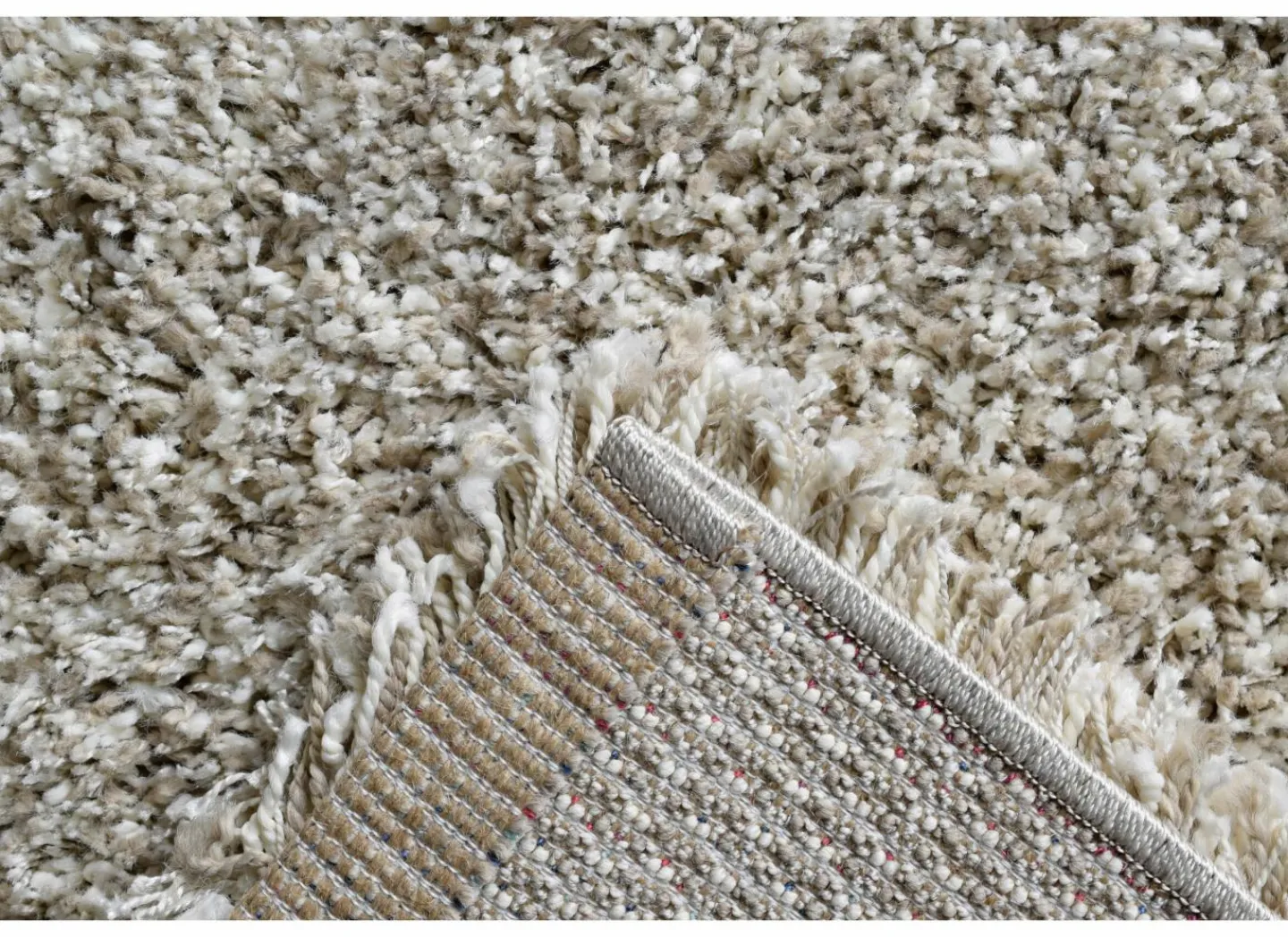 Rond tapijt Twister Ø200cm - polypropyleen - beige