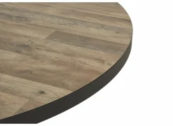 Ronde tafel Ø130cm - decor - parketlook