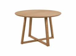 Ronde tafel Ø120cm - eik fineer - eik