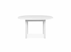 Ronde tafel Coburg 100/140x100cm - melamine - wit