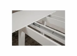 Ronde tafel Coburg 100/140x100cm - melamine - wit