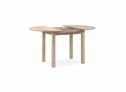 Ronde tafel Coburg 100/140x100cm - melamine - sonoma