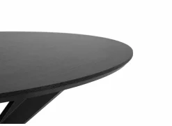 Ronde tafel Costa Ø120cm - melamine - zwart